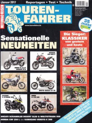 TOURENFAHRER 1/2017 – BMW S 1000 XR vs. KTM 1290 Super Duke GT