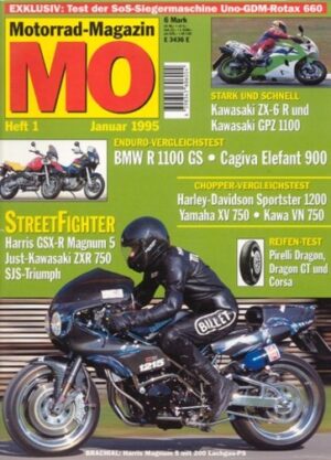 MO 1/1995 – Vergleich Harley-Davidson XLH 1200 vs. Kawasaki VN 750 vs. Yamaha XV 750