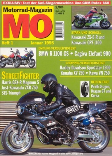 MO 1/1995 – Vergleich Harley-Davidson XLH 1200 vs. Kawasaki VN 750 vs. Yamaha XV 750