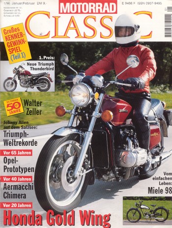 Motorrad Classic 01/1996 – Honda Gold Wing; Aermacchi Chimera 175