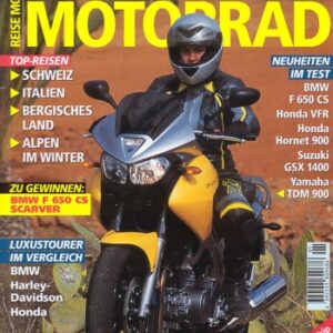 REISE MOTORRAD ride on! 1/2002 – BMW K 1200 LT mit 72 kW (98 PS) im Vergleichstest, BMW F 650 CS mit 37 kW (50 PS) Test & Technik