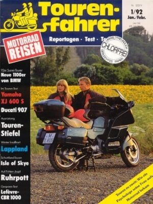 Tourenfahrer 1/1992 – Yamaha XJ 600 S Diversion mit 37 kW (50 PS) im Tourentest, Ducati 907 i.e. mit 58 kW (79 PS) im Tourentest