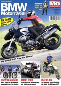 Titelseite: MO BMW Motorräder – K 1200 R Sport, HP2 Megamoto – Sonderausgabe 20