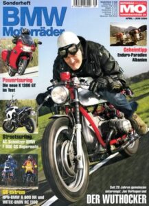 Titelseite: MO BMW Motorräder – K 1300 GT, R 50 Wuthocker, Schnitzer F 800 GS – Sonderausgabe 29