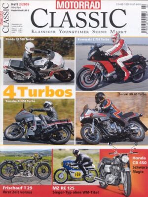 Motorrad Classic 02/2005 – Honda CX 500 Turbo; Puch 500 Z; MZ RE 125
