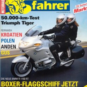 02_12.jpg Tourenfahrer 2/2001 – Triumph Tiger 900 mit 61 kW (83 PS) im Langstrecken-Test, BMW R 1150 RT mit 70 kW (95 PS) Vorstellung