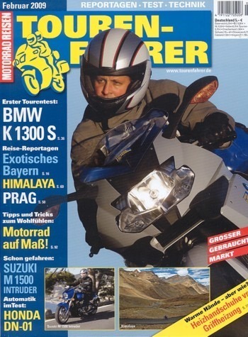 Tourenfahrer 2/2009 – BMW K 1300 S; Honda DN-01; Suzuki M 1500 Intruder