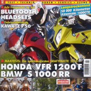 MOTORRAD NEWS 2/2010 – Honda VFR 1200 F mit 127 kW (173 PS) im MAXI-Test; BMW R 1200 GS mit 81 kW (110 PS) im Vergleichstest; KTM 990 Adventure mit 78 kW (106 PS) im Vergleichstest