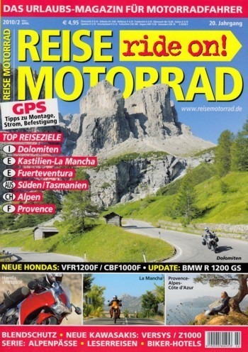 REISE MOTORRAD ride on! 2/2010 – BMW R 1200 GS mit 81 kW (110 PS) Vorstellung, BMW R 1200 GS Adventure mit 81 kW (110 PS) Vorstellung