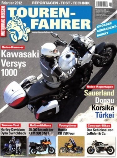 Tourenfahrer 2/2012 – Harley Dyna Switchback; Kawasaki Versys 1000