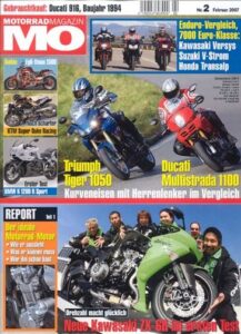 Titelseite: MO 2/2007 – Vorstellung Egli-Yamaha Vmax; Gebrauchtberatung Ducati 916
