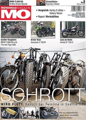 MO 2/2011 – Vergleich Triumph Tiger 800 vs. BMW R 800 GS; Test Triumph Sprint GT