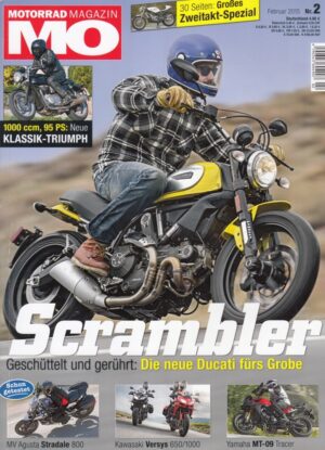 MO 2/2015 – Test Yamaha Tracer 900; Ducati Scrambler 800 Icon; MV Agusta Stradale 800