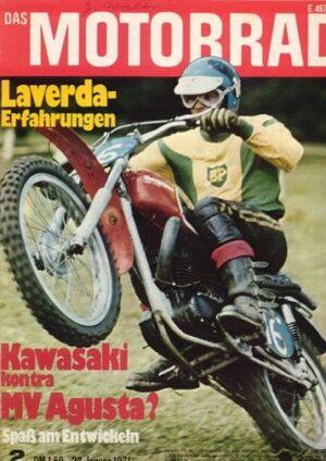 DAS MOTORRAD 2/1971 – Hercules K 125 Military; Laverda GT 750; Greeves Pathfinder