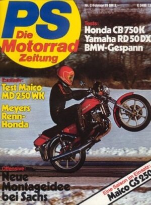 PS 2/1979 – Maico MD 250 WK mit 20 kW (27 PS) Test & Technik, Honda CB 750 K mit 57 kW (77 PS) Test & Technik