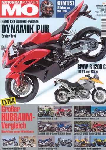 MO 2/2004 – Vergleich Benelli 900 RS Tornado vs. Ducati 999 S Testastretta