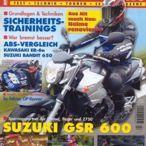 MOTORRAD NEWS 2/2006 – Suzuki GSR 600 mit 72 kW (98 PS) Probefahrt; Honda Fireblade mit 126 kW (172 PS) Probefahrt; Yamaha XV 1900 Midnight Star mit 74 kW (100 PS) Probefahrt