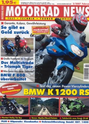 MOTORRAD NEWS 2/2007 – Vergleich Ducati Multistrada 1100 DS vs. Triumph Tiger