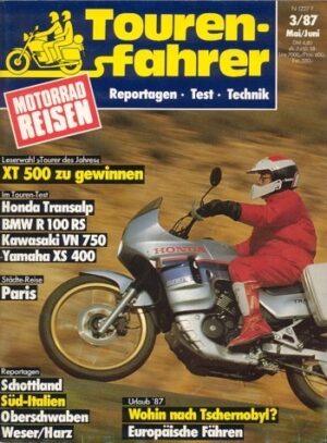 Tourenfahrer 3/1987 – Honda XL 600 V Transalp mit 37 kW (50 PS) oder 20 kW (27 PS) im Touren-Test