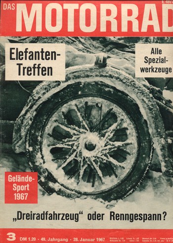 das MOTORRAD 3/1967 – MZ, Entwicklungsstufen von Rennzweitaktern