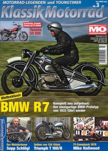 MO Klassik Motorrad 3/2008 - BMW R 7; Yamaha SR 500; Triumph T 100/R