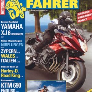 TOURENFAHRER 3/2009 – KTM 690 Enduro mit 46,3 kW (63 PS) im TOUREN-Test, Yamaha XJ6 Diversion mit 57 kW (78 PS) erster Kontakt