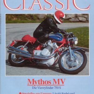 MOTORRAD CLASSIC 3/1992 – MV Agusta 750 S, die Serien - "Emm Vau"; Ardie Ne 125, Seltenes aus Nürnberg; BMW R 51/2, das Traum-Gespann
