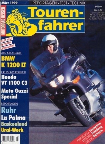 Tourenfahrer 3/1999 – BMW K 1200 LT; California vs. Shadow Aero