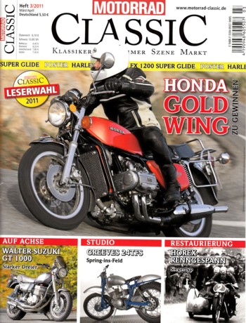 Motorrad Classic 03/2011 – Honda GL 1000 Gold Wing, Greeves 24TFS