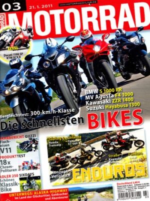 MOTORRAD 3/2011 – Gebrauchtkauf Yamaha FJR 1300; Erinnerungen Adler MBS 250 G Sixdays
