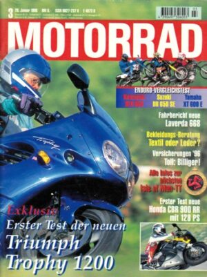 MOTORRAD 3/1996 – Test Triumph Trophy 1200; Test Laverda 668