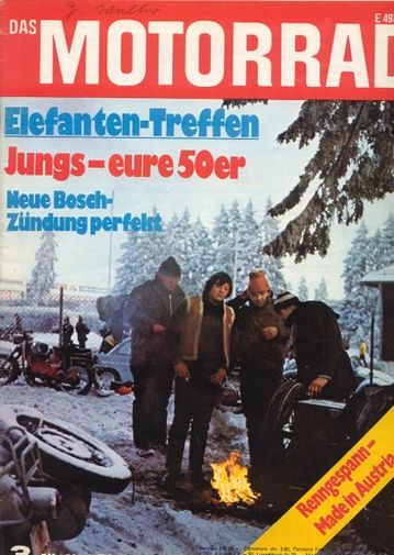 DAS MOTORRAD 3/1971 – Elefantentreffen 1971 am Nürburgring