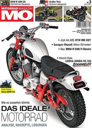 MO 3/2011 – Test Kawasaki Z 1000 SX; BMW R 1200 R Classic; Ducati Diavel