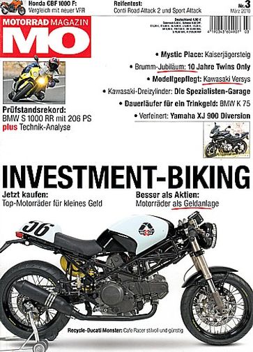 MO 3/2010 – Technik BMW S 1000 RR; Honda VFR 1200 F und Honda CBF 1000 F