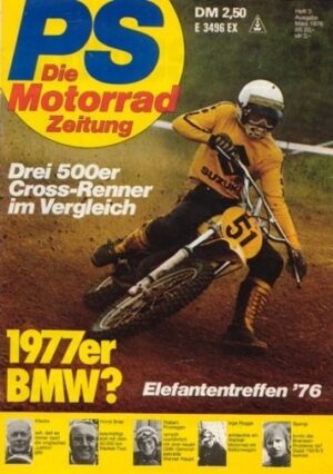 PS 3/1976 – BMW R 75/6, hier die Krauser-Version, Moto Guzzi 750 S3 mit 40 kW (54 PS) Test & Technik