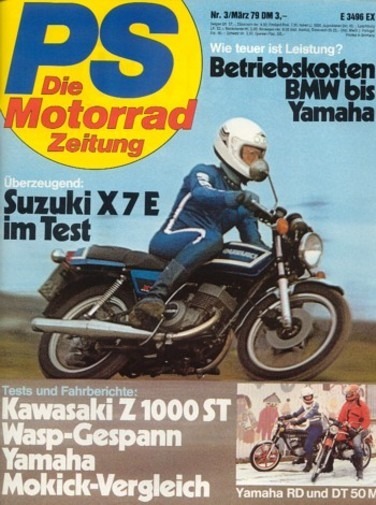 PS 3/1979 – Suzuki GT 250 X 7 E mit 20 kW (27 PS) Test & Technik, Kawasaki Z 1000 ST mit 71 kW (97 PS) Test & Technik