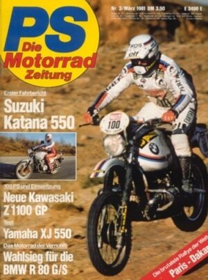 PS 3/1981 – Yamaha XJ 550 mit 37 kW (50 PS) Test & Technik, Kawasaki Z 1300, hier mit EML-Seitenwagen