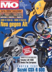 Titelseite: MO 3/2004 – Vergleich Honda ST 1300 Pan European vs. Yamaha FJR 1300