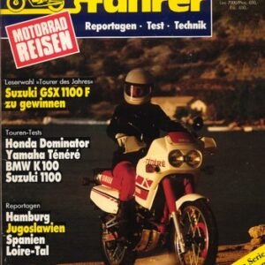 Tourenfahrer 3/1988 – Honda NX 650 Dominator mit 33 kW (45 PS) oder 20 kW (27 PS) im Vergleichstest, BMW K 100 mit 66 kW (90 PS) im Touren-Test