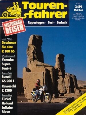 Tourenfahrer 3/1989 – Suzuki GS 500 E mit 34 kW (46 PS) im Touren-Test, Kawasaki Z 1300 DFI mit 74 kW (100 PS) im Touren-Test