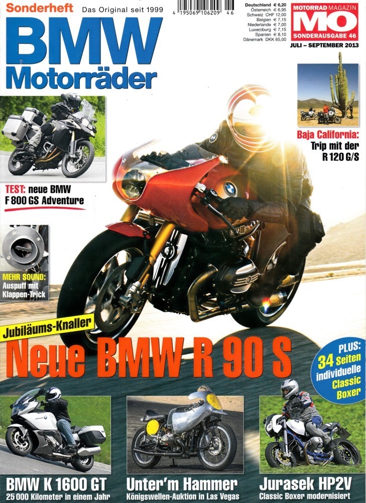 Titelbild: MO BMW Motorräder – F 800 GS Adventure, Dauertest K 1600 GT – Sonderausgabe 46