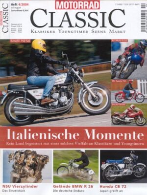 Motorrad Classic 04/2004 – Ducati Pantah; Benelli 750 Sei; MV Agusta 150 Rapido Sport