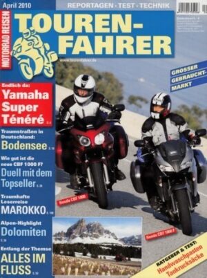 TOURENFAHRER 4/2010 – Honda CBF 1000 F mit 79 kW (107 PS) im Vergleichstest, Honda CBF 1000 mit 72 kW (98 PS) im Vergleichstest