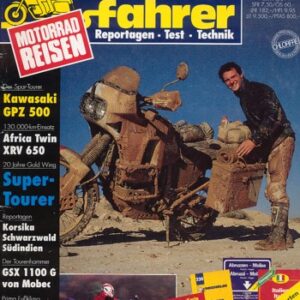 Tourenfahrer 4/1995 – Honda XRV 650 Africa Twin, Langzeit - Erlebnisse, Kawasaki GPZ 500 S mit 44 kW (60 PS) als Reise-Motorrad