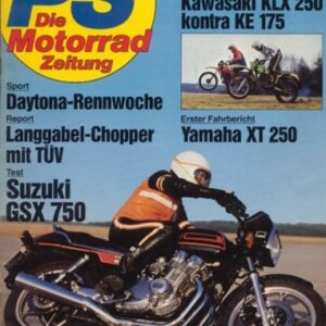 PS 4/1980 – Suzuki GSX 750 ET mit 59 kW (80 PS) Test & Technik, AME-Chopper, Philosophie und Technik, Jawa, die Story (Teil 1)