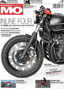 Titelseite: MO 4/2010 – Triumph Rocket III Roadster; Ducati Multistrada 1200; MV Agusta F4