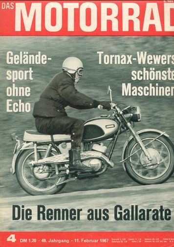 DAS MOTORRAD 4/1967 – MV Agusta Rennmaschinen; Wewer, Ernst