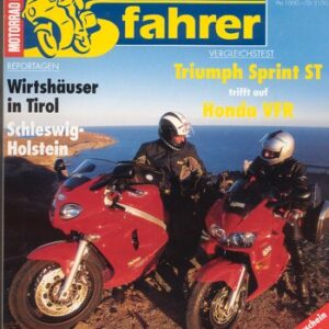 Tourenfahrer 4/1999 – Honda VFR 800 mit 72 kW (98 PS) im Vergleichstest, Triumph Sprint ST mit 76 kW (104 PS) im Vergleichstest