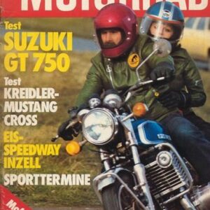 DAS MOTORRAD 4/1975 – Test Kreidler Mustang Cross; Test Suzuki GT 750