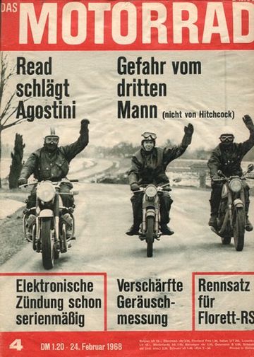 DAS MOTORRAD 4/1968 – Read, Phil ein Rennfahrer-Portrait
